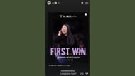 Chris Paul shouts out Natalie Nakase on his IG story. (Credits: @cp3/Instagram)
